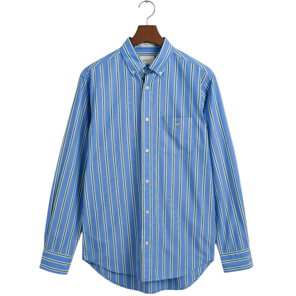 Gant Regular Fit Classic Stripe Poplin Shirt